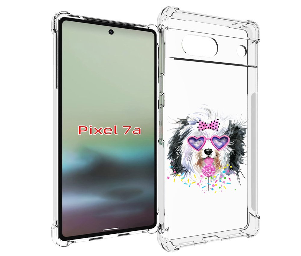 

Чехол MyPads пушистик для Google Pixel 7A, Tocco
