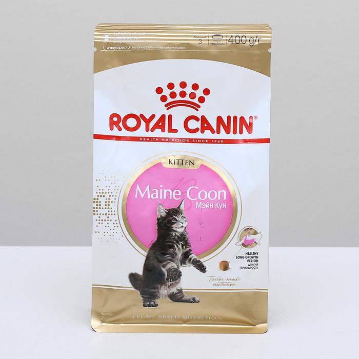 фото Сухой корм rc kitten maine coon для котят крупных пород, 400 г nobrand