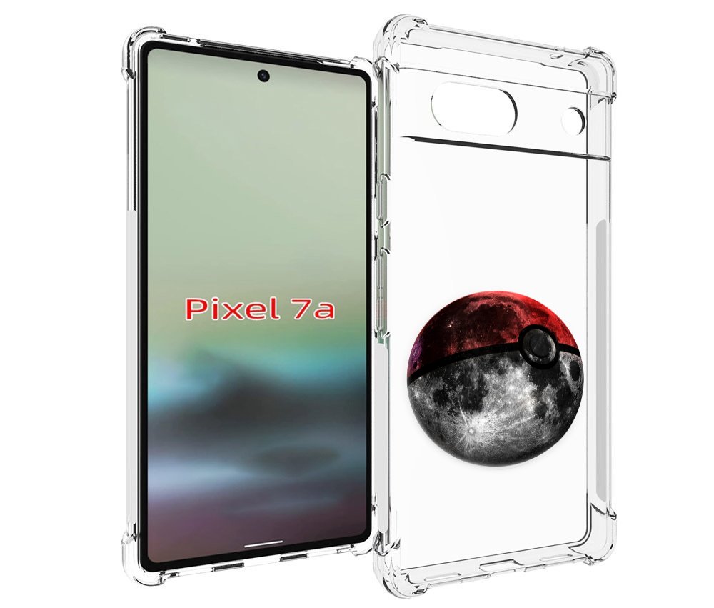 

Чехол MyPads планета покебол для Google Pixel 7A, Tocco