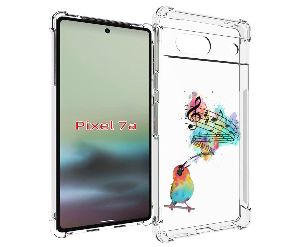 

Чехол MyPads певчая птичка для Google Pixel 7A, Tocco