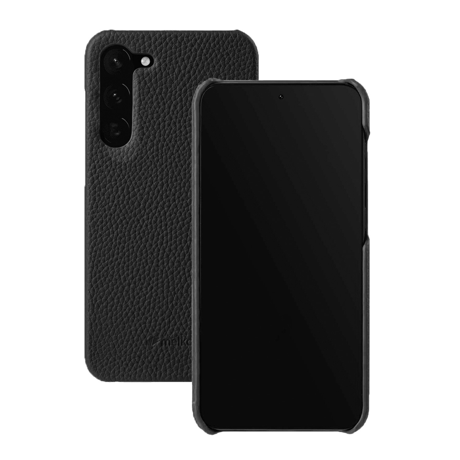 

Кожаный чехол накладка Melkco Snap Cover для Samsung Galaxy S23, черный, Snap Cover для Samsung Galaxy S23