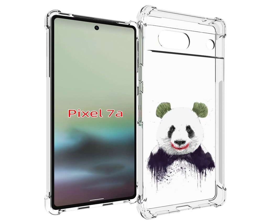 

Чехол MyPads панда джокер для Google Pixel 7A, Tocco