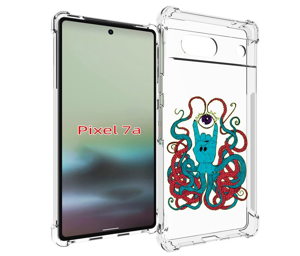 

Чехол MyPads осьминог-рука абстракция для Google Pixel 7A, Tocco