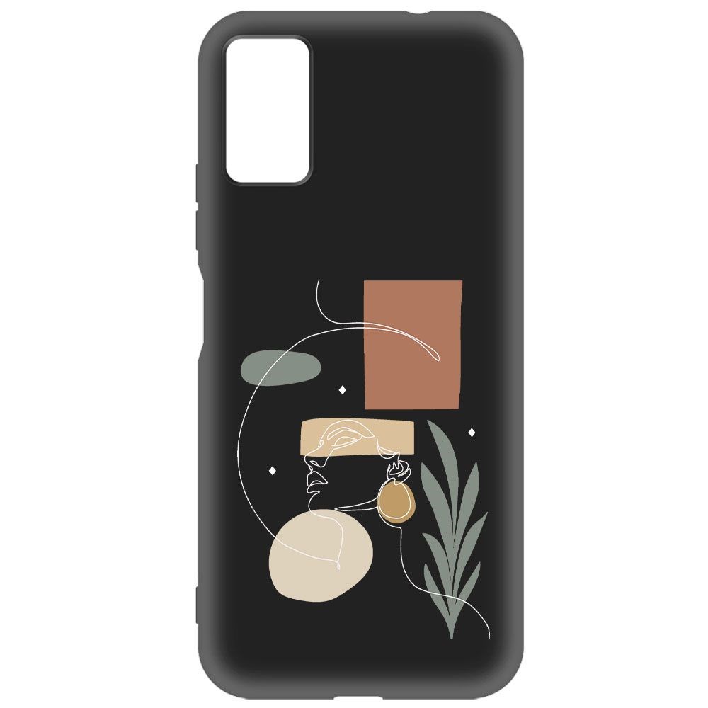 

Чехол-накладка Krutoff Soft Case Элегантность для ZTE Blade A71 черный