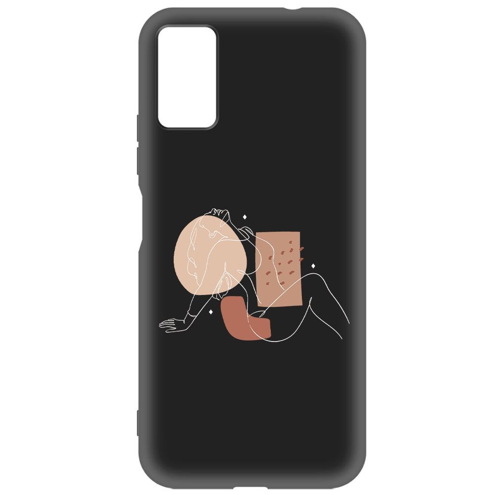 

Чехол-накладка Krutoff Soft Case Чувственность для ZTE Blade A71 черный