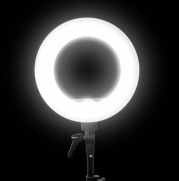 Кольцевая лампа ISA ZB-F288 36 см черная