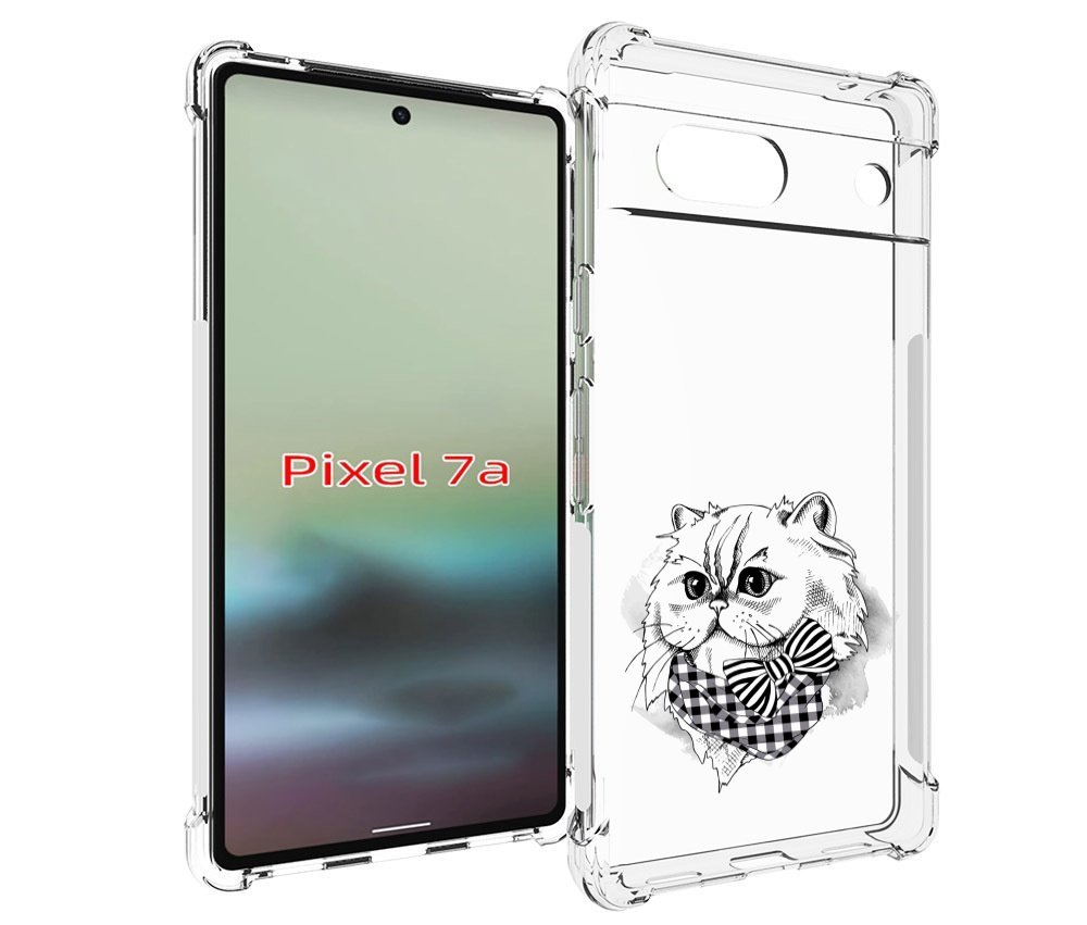 

Чехол MyPads нарисованная красивая кошечка для Google Pixel 7A, Tocco