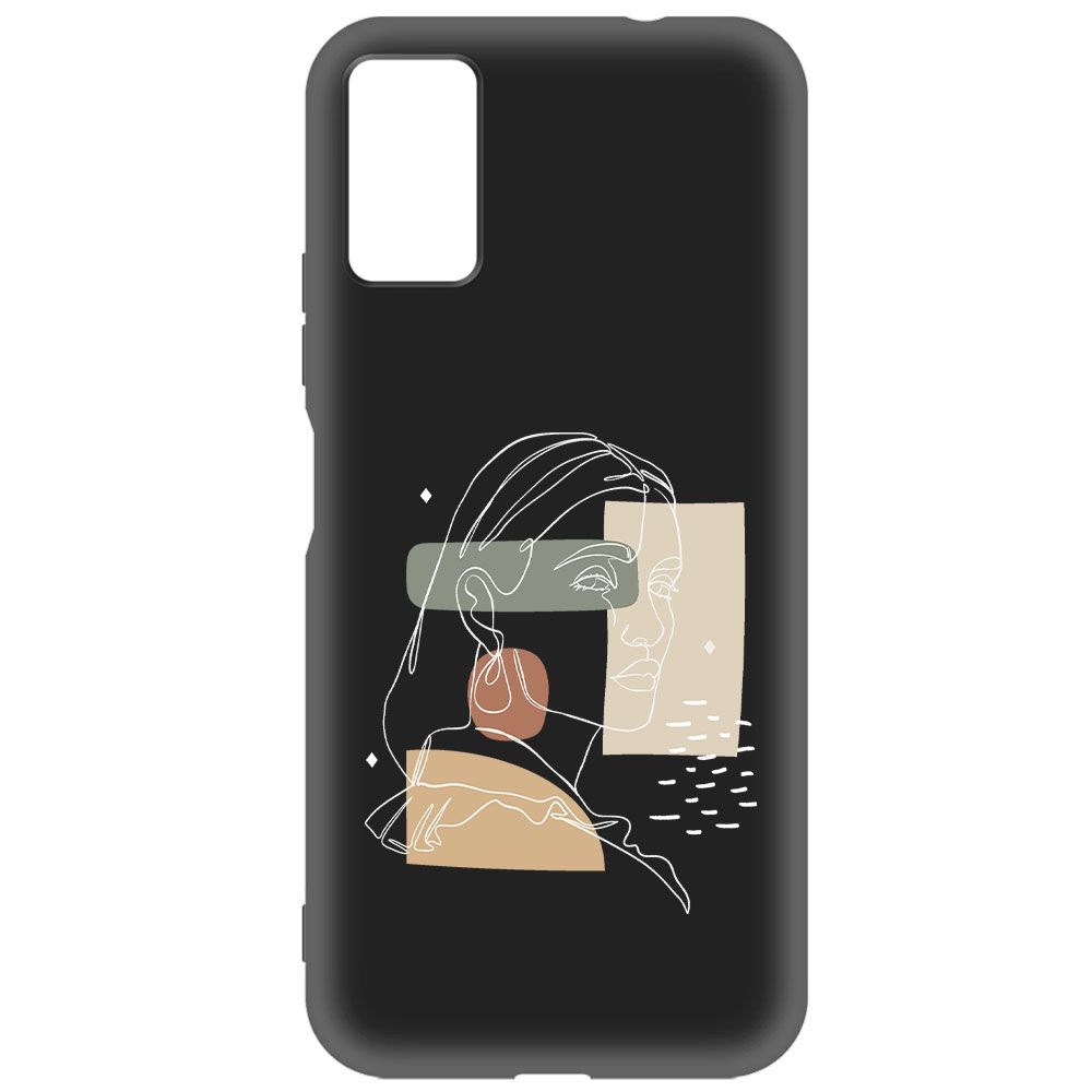 

Чехол-накладка Krutoff Soft Case Уверенность для ZTE Blade A71 черный