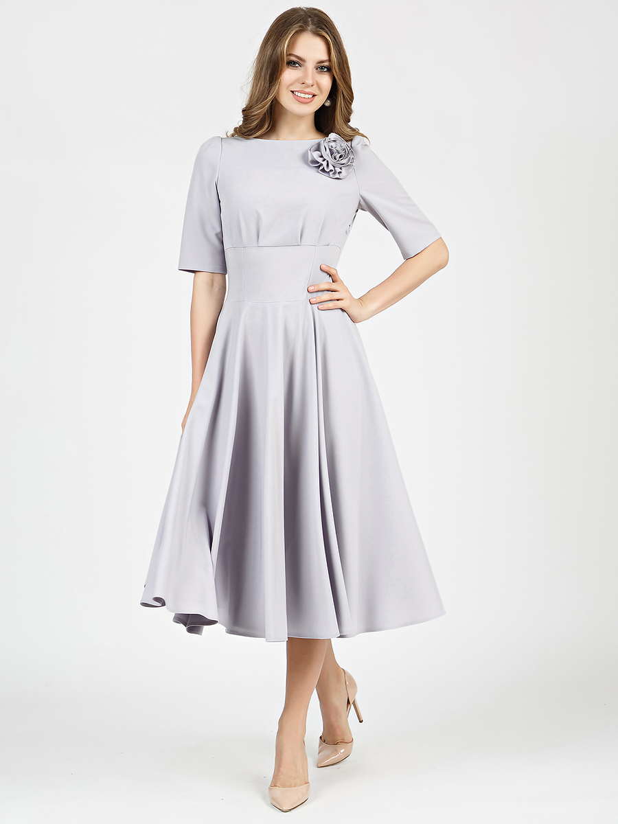 

Платье женское Olivegrey Pl000610L(santa) серое 50 RU, Pl000610L(santa)