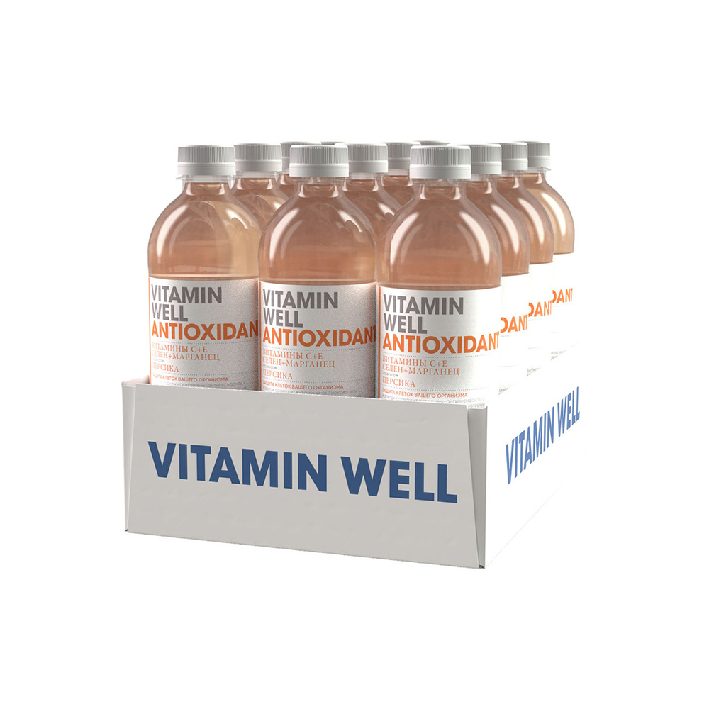 

Напиток Vitamin Well Antioxidant Персик 12 шт по 500 мл, Antioxidant