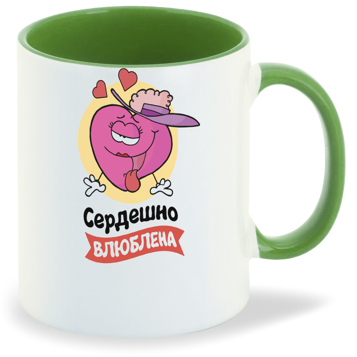 

Кружка CoolPodarok Сердешно влюблена, Сердешно влюблена