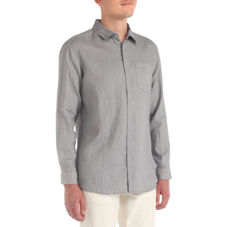 

Рубашка мужская Maison David SHIRT бежевая 2XL, Серый, SHIRT