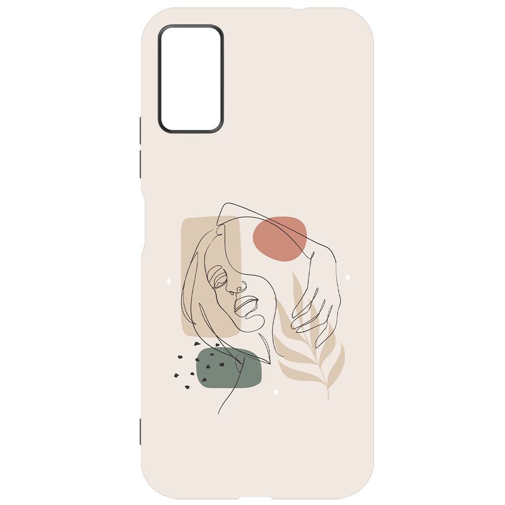фото Чехол-накладка krutoff soft case грациозность для zte blade a71 черный