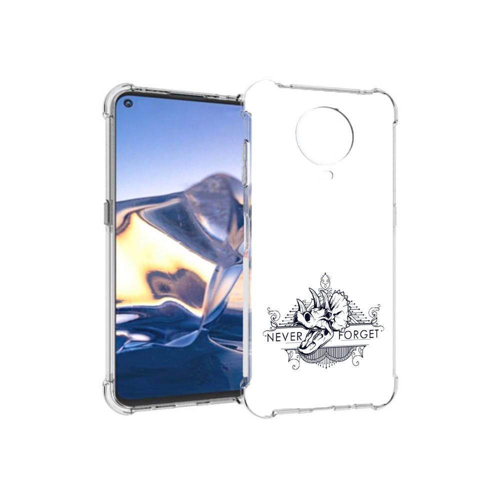 

Чехол MyPads Tocco для Nokia G10 логотип носорога никогда не забуду (PT171673.98.445), Tocco