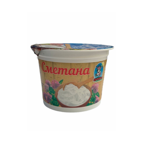 

Сметана Апатитская буренка 15% 320 г
