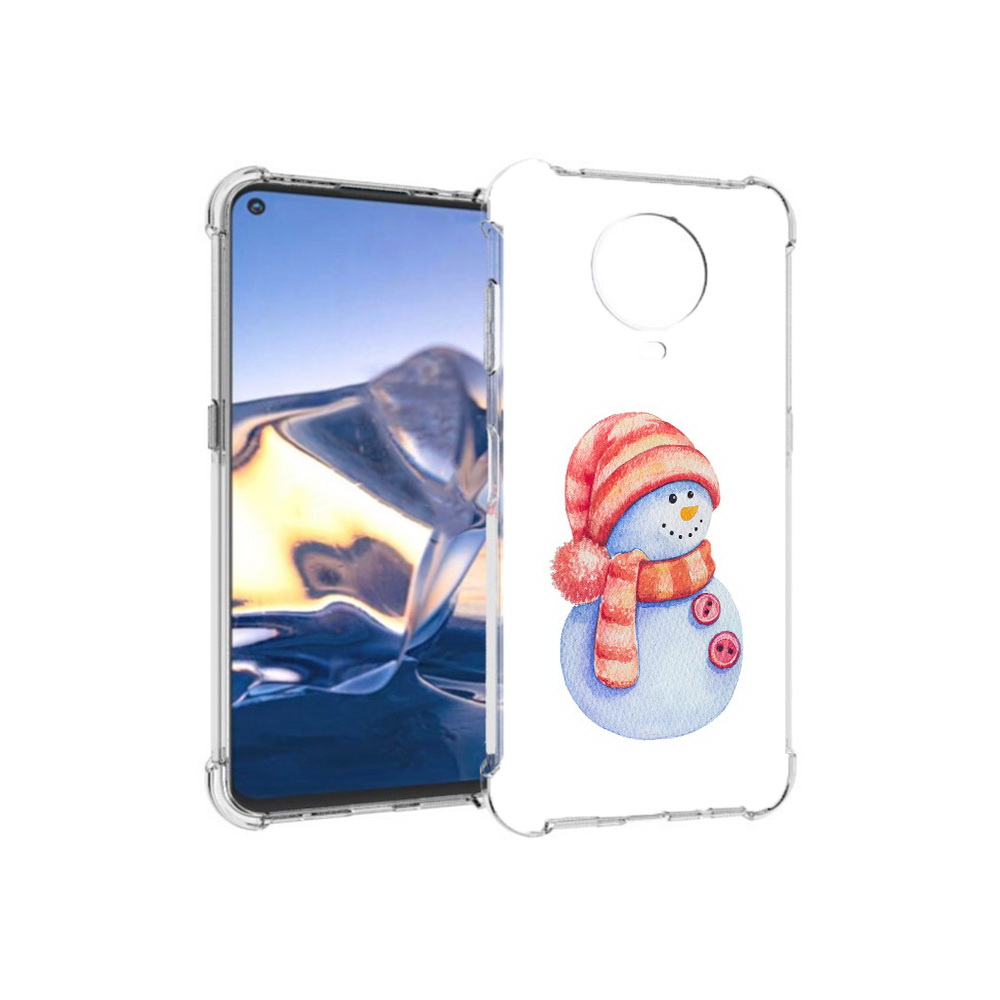 

Чехол MyPads Tocco для Nokia G10 Веселый снеговик (PT171673.98.44), Tocco