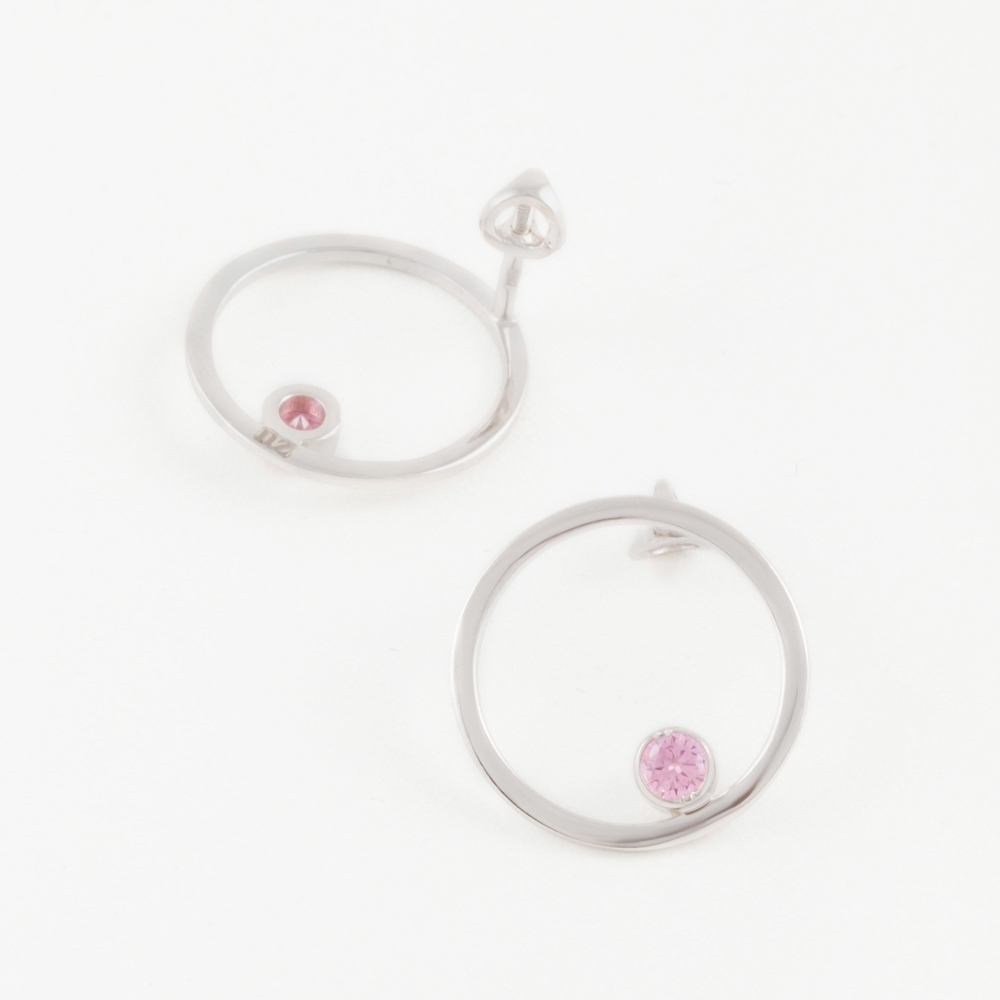 

Серьги женские из серебра НАШЕ ЗОЛОТО ЫАС-302-1, фианит, ЫАС-302-1