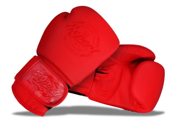 фото Fight expert перчатки боксерские bgs-v010, красный, 10 oz