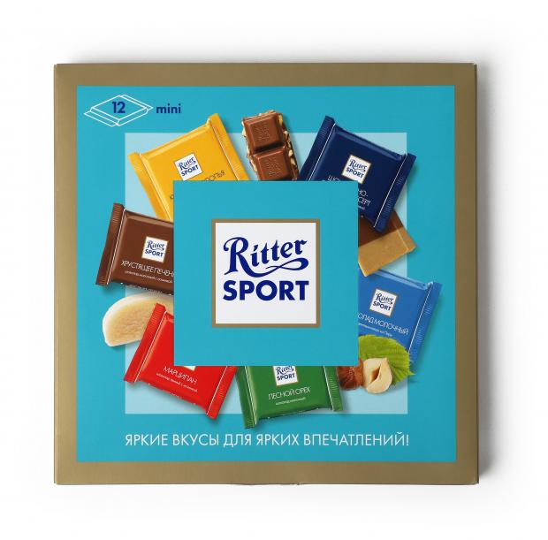 фото Набор шоколада ritter sport яркое ассорти 200 г