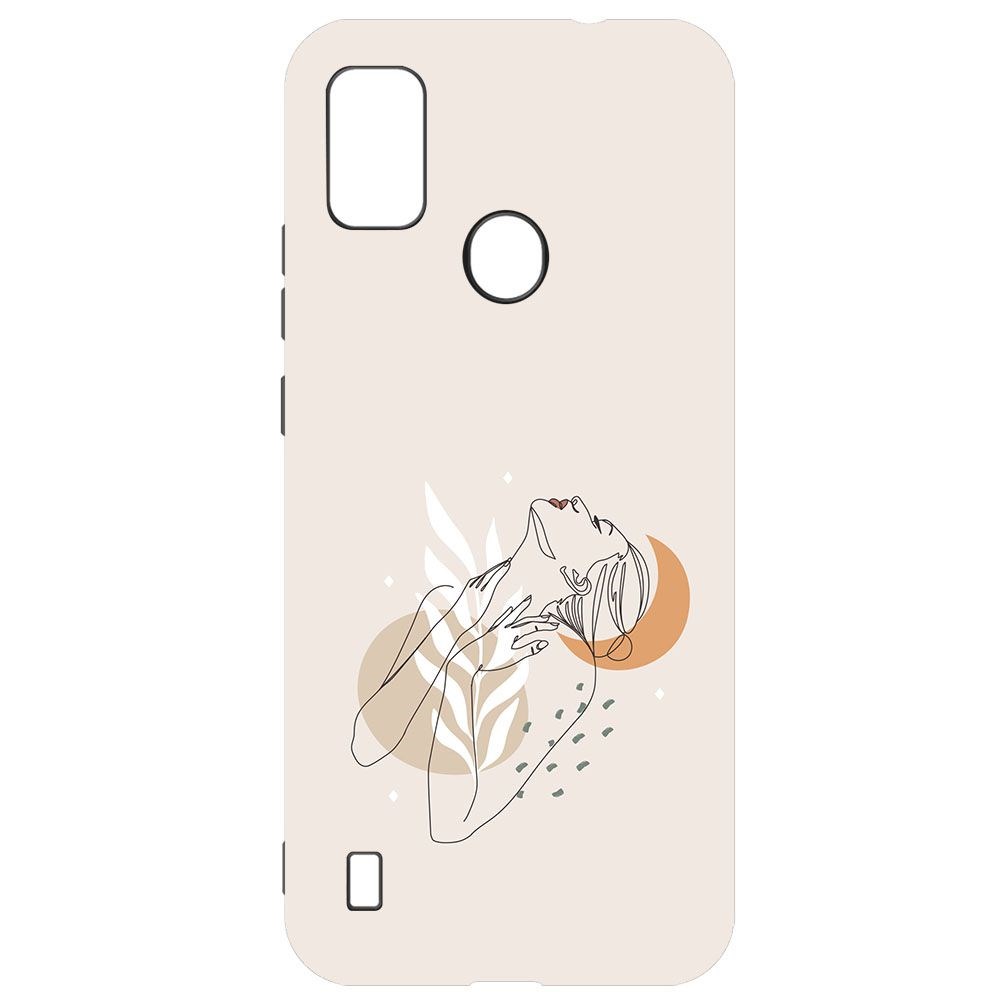 

Чехол-накладка Krutoff Soft Case Женственность для ZTE Blade A51 черный