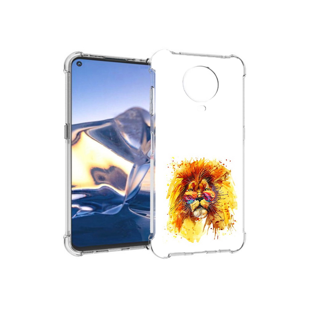 

Чехол MyPads Tocco для Nokia G10 лев в очках (PT171673.98.436), Tocco