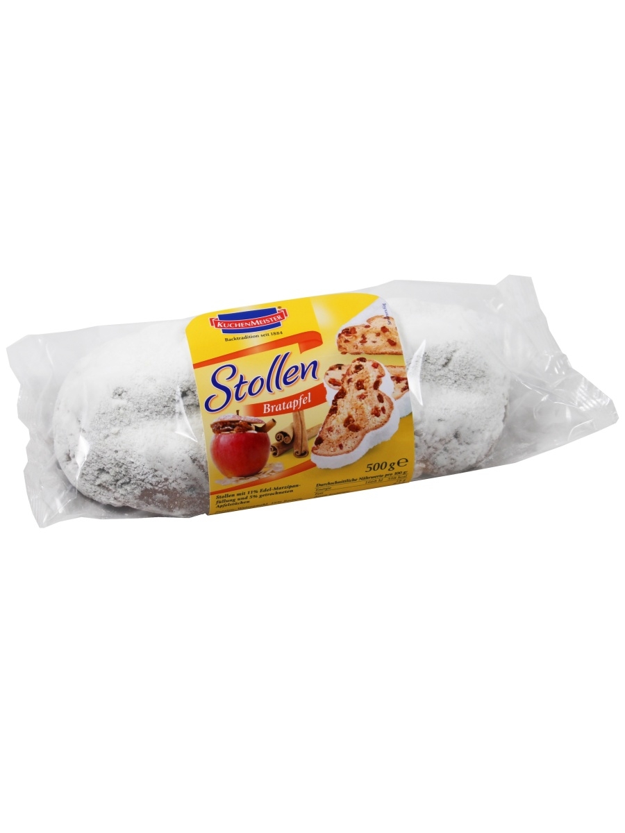 

Кекс KuchenMeister Stollen яблочно-марципановый 500 г