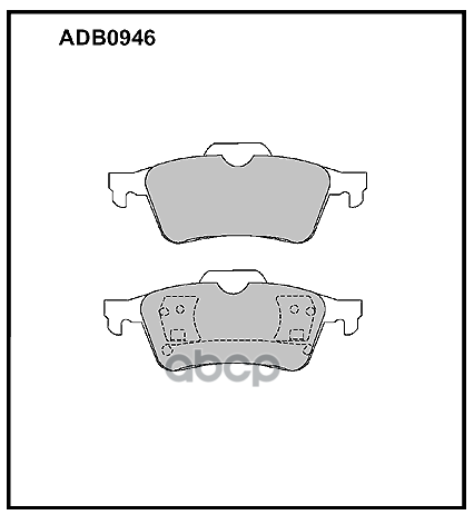 

Колодки дисковые задние Saab 9-3, Opel Vectra, Ford Focus 1.4-3.2 02> ADB0946