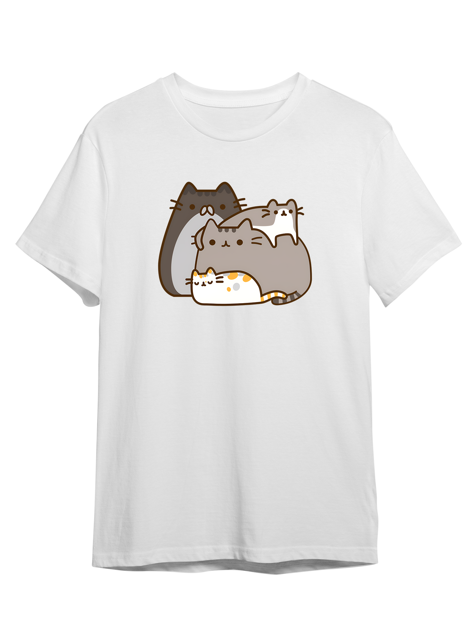 

Футболка унисекс СувенирShop Персонаж "Кот Пушин / Pusheen Cat" 6 белая M (46-48), Белый, Персонаж "Кот Пушин / Pusheen Cat" 6