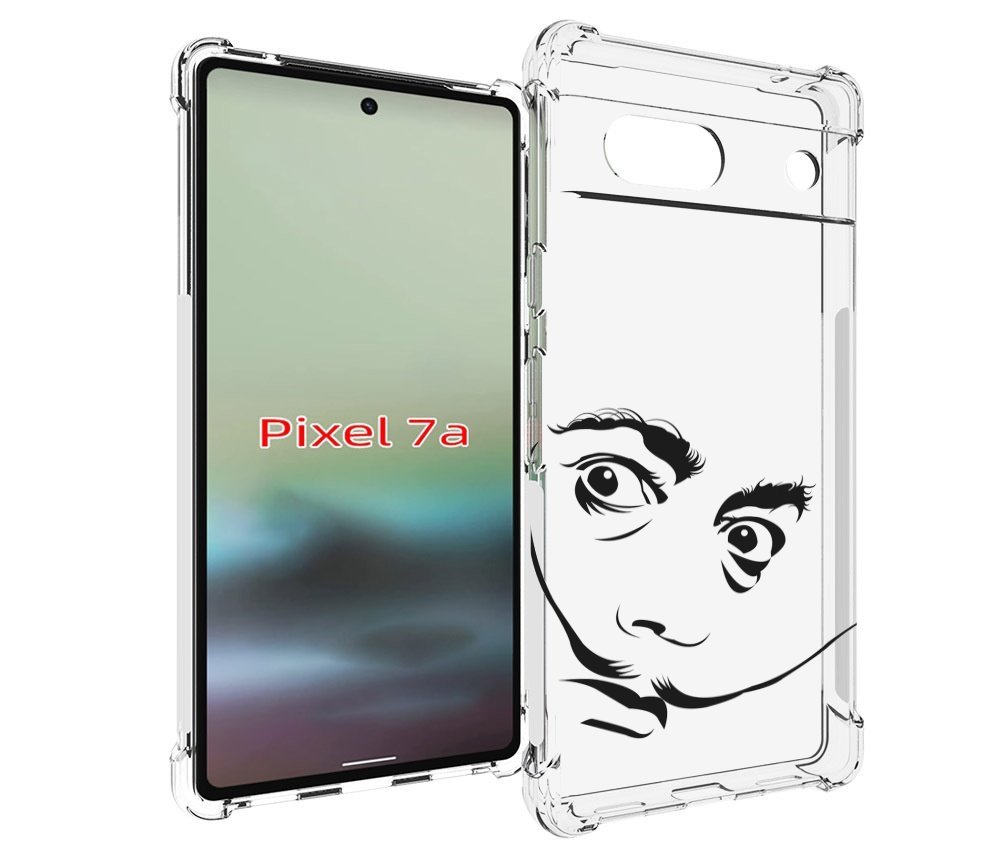 

Чехол MyPads мужчина с длинными усами для Google Pixel 7A, Tocco