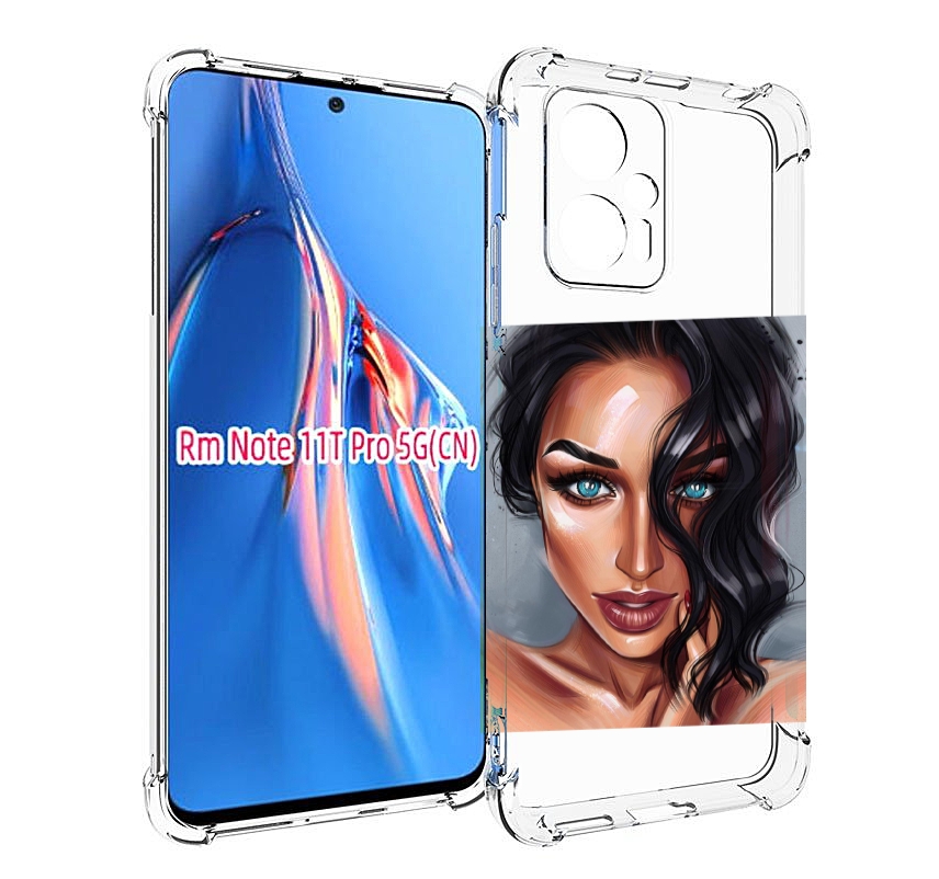 

Чехол MyPads Брюнетка для Xiaomi Redmi Note 11T Pro / 11T Pro Plus / Poco X4 GT противо..., Прозрачный, Tocco