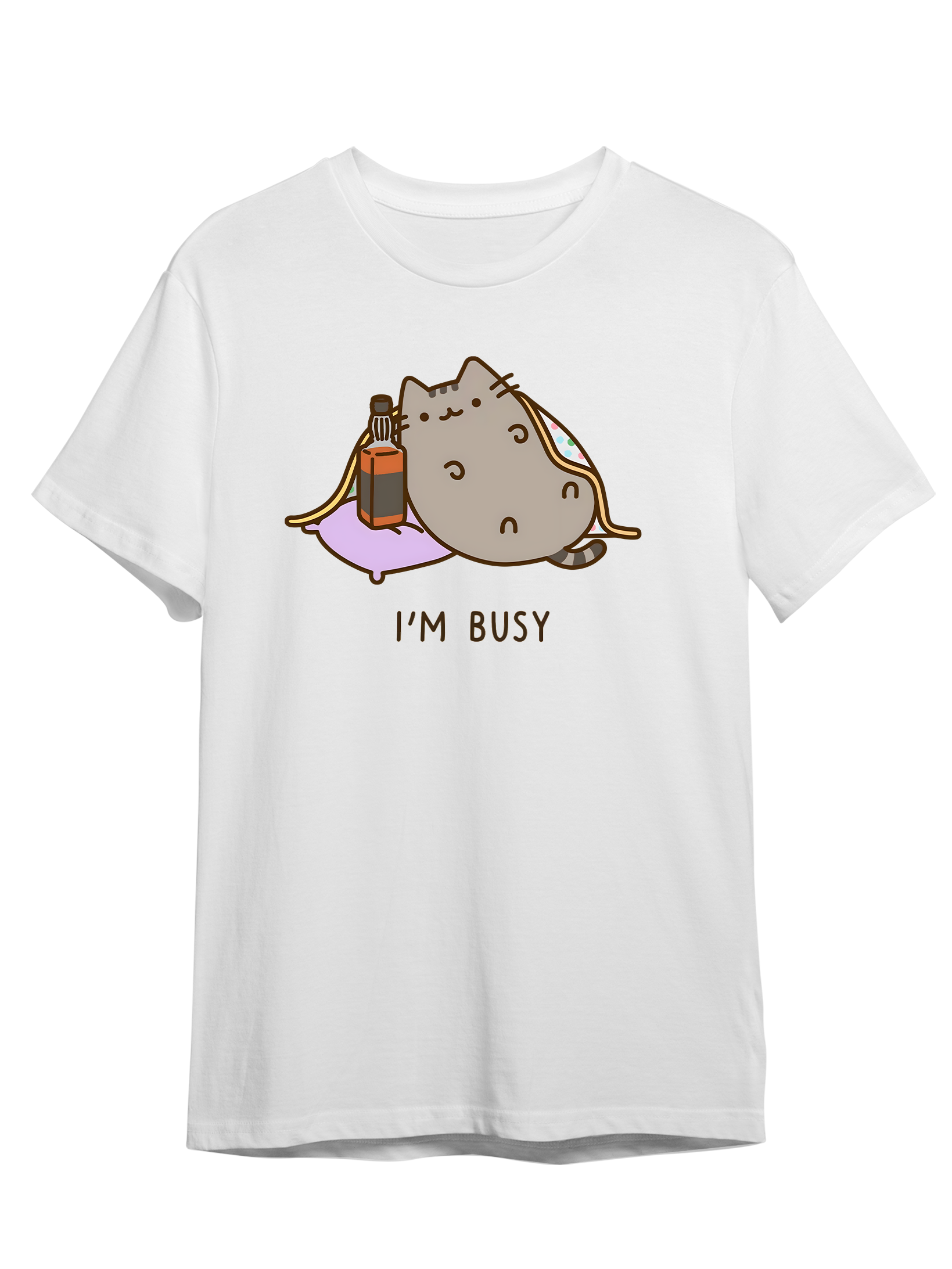 

Футболка унисекс СувенирShop Персонаж "Кот Пушин / Pusheen Cat" 4 белая XL (50-52), Белый, Персонаж "Кот Пушин / Pusheen Cat" 4