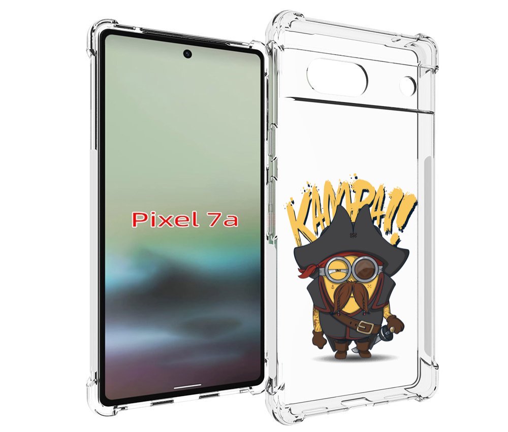 

Чехол MyPads миньон пират для Google Pixel 7A, Tocco