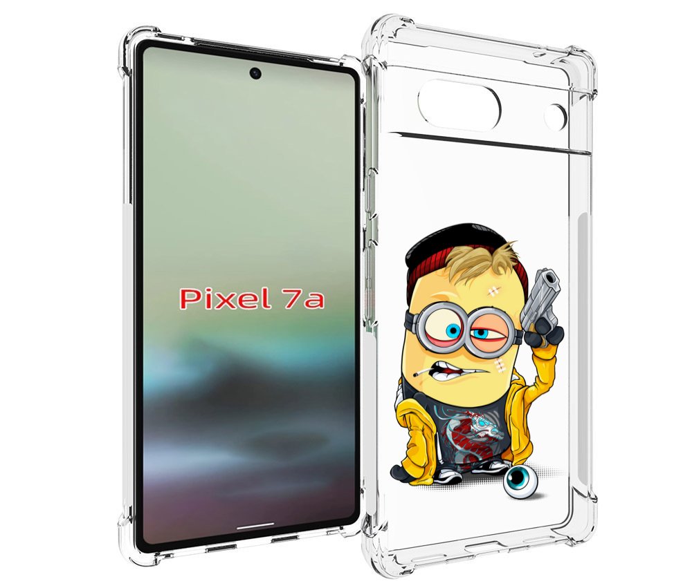 

Чехол MyPads миньон бандит для Google Pixel 7A, Tocco