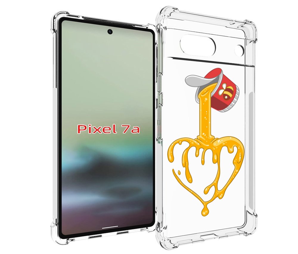 

Чехол MyPads медовое сердце для Google Pixel 7A, Tocco