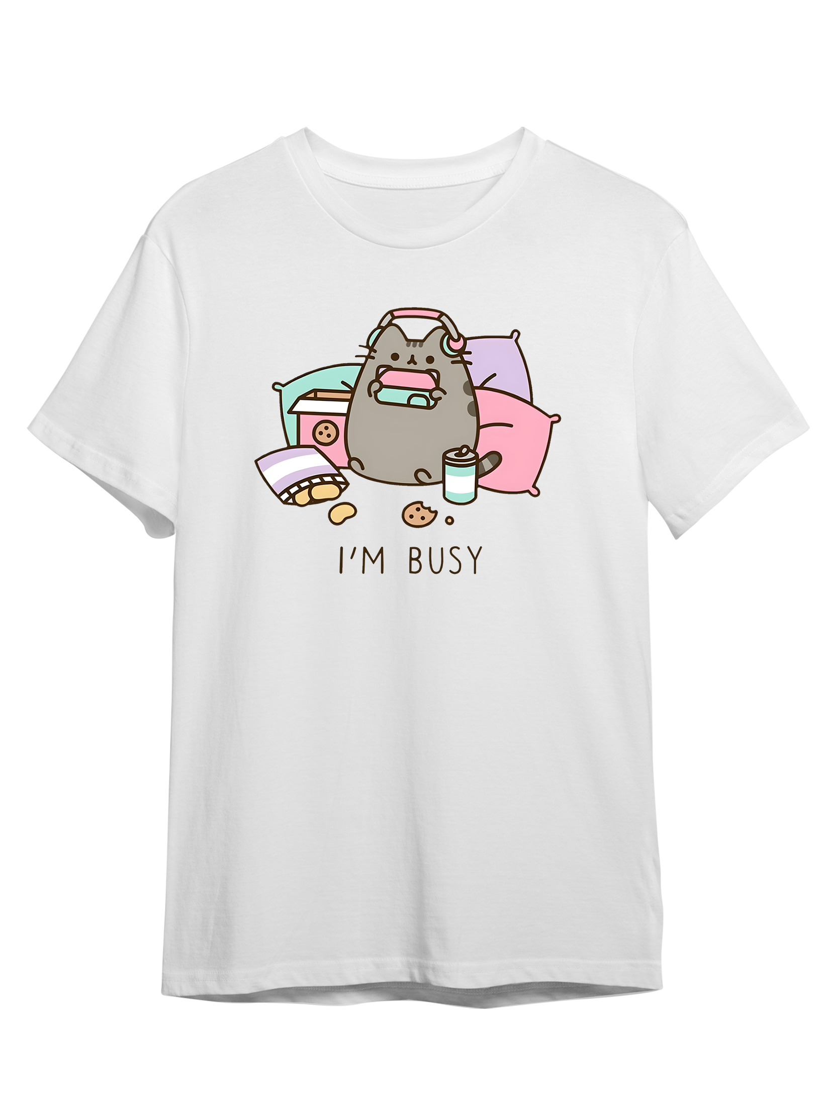 

Футболка унисекс СувенирShop Персонаж "Кот Пушин / Pusheen Cat" 1 белая XL (50-52), Белый, Персонаж "Кот Пушин / Pusheen Cat" 1