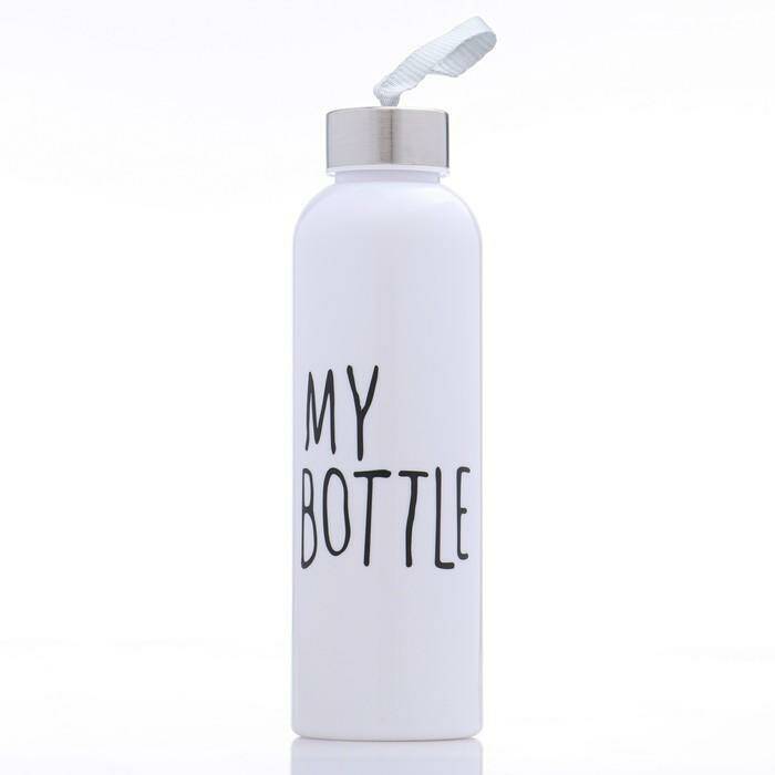 

Бутылка для воды "My bottle", 500 мл, 21.5 х 6.5 см, Разноцветный, My bottle