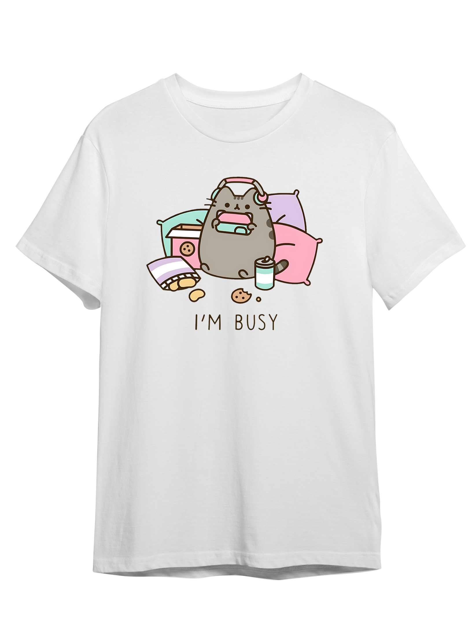 

Футболка унисекс СувенирShop Персонаж "Кот Пушин / Pusheen Cat" 1 белая L (48-50), Белый, Персонаж "Кот Пушин / Pusheen Cat" 1