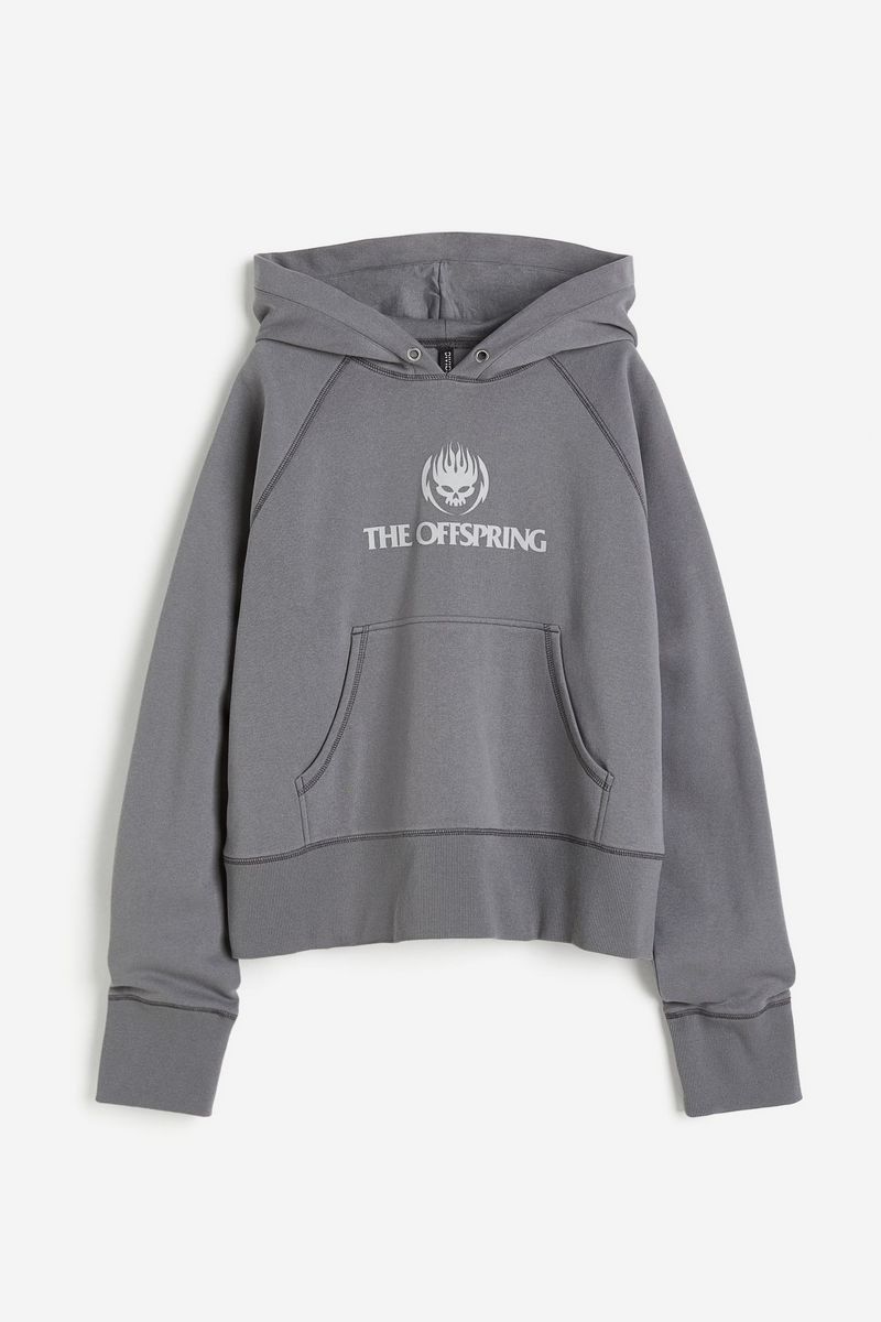 

Худи женское H&M 1207349 серое XL, Серый, 1207349