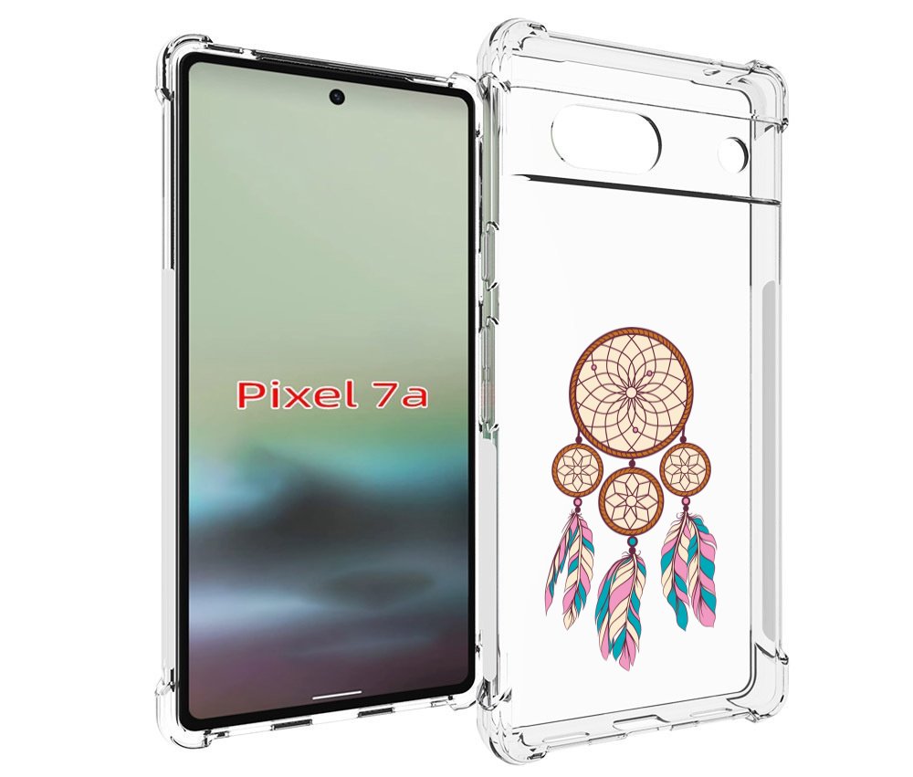 

Чехол MyPads ловец снов бежевый для Google Pixel 7A, Tocco