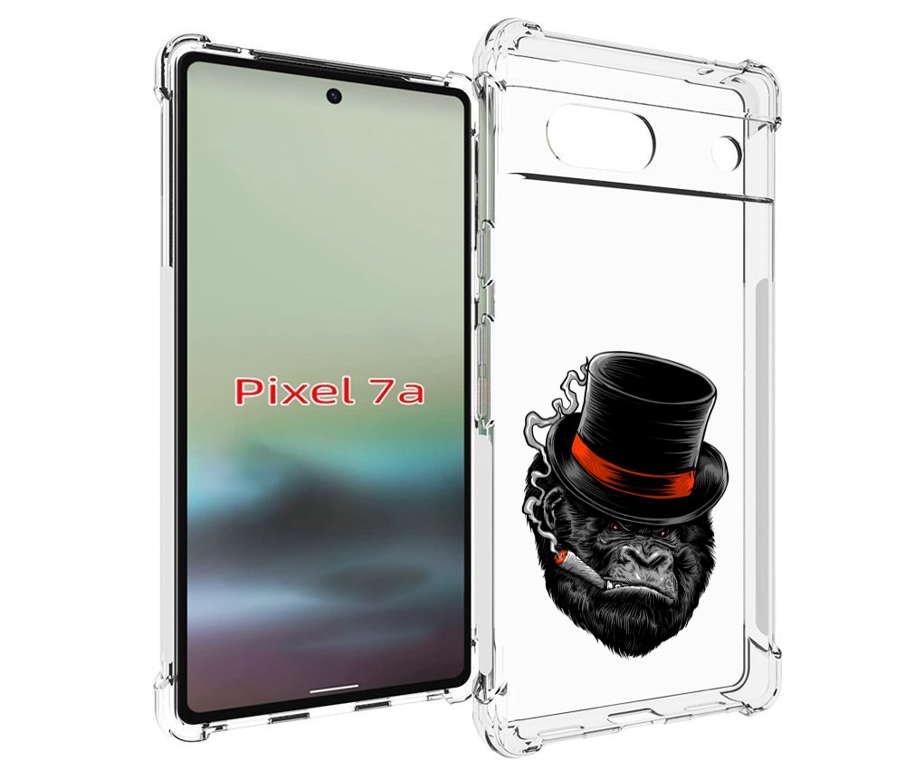 

Чехол MyPads дизайнерская горилла для Google Pixel 7A, Tocco