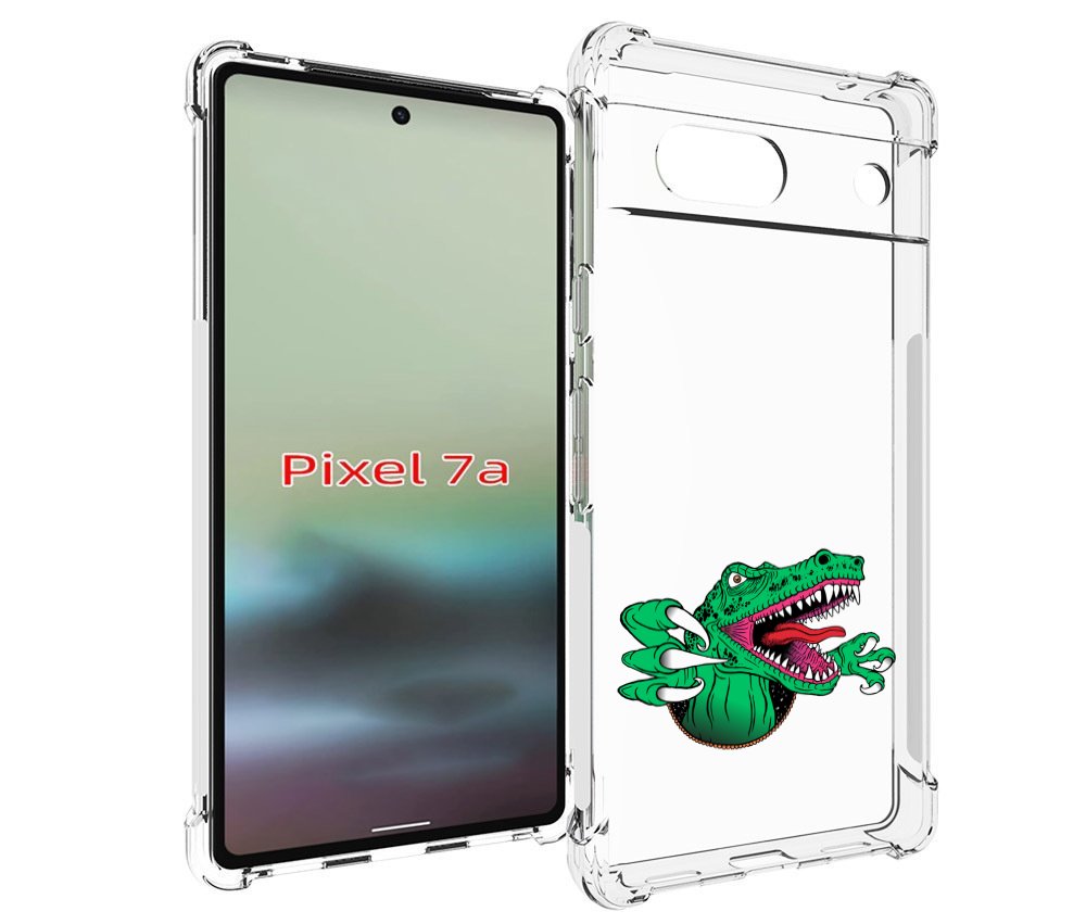 

Чехол MyPads крокодил для Google Pixel 7A, Tocco