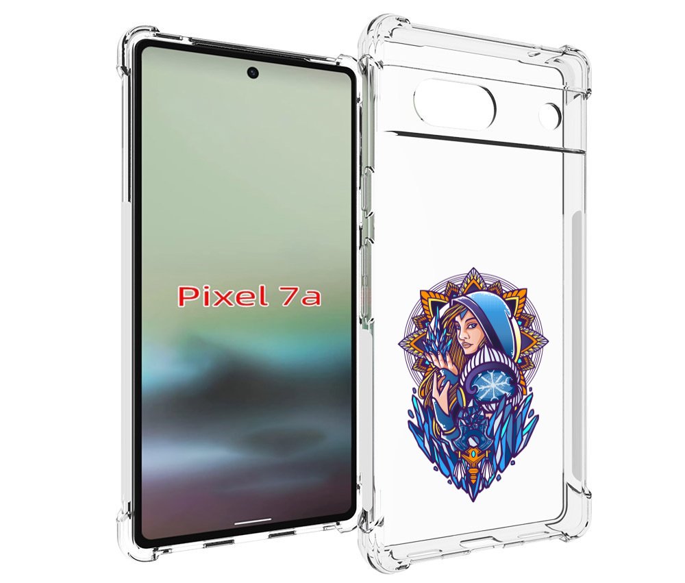 

Чехол MyPads кристал мейден дота 2 для Google Pixel 7A, Tocco