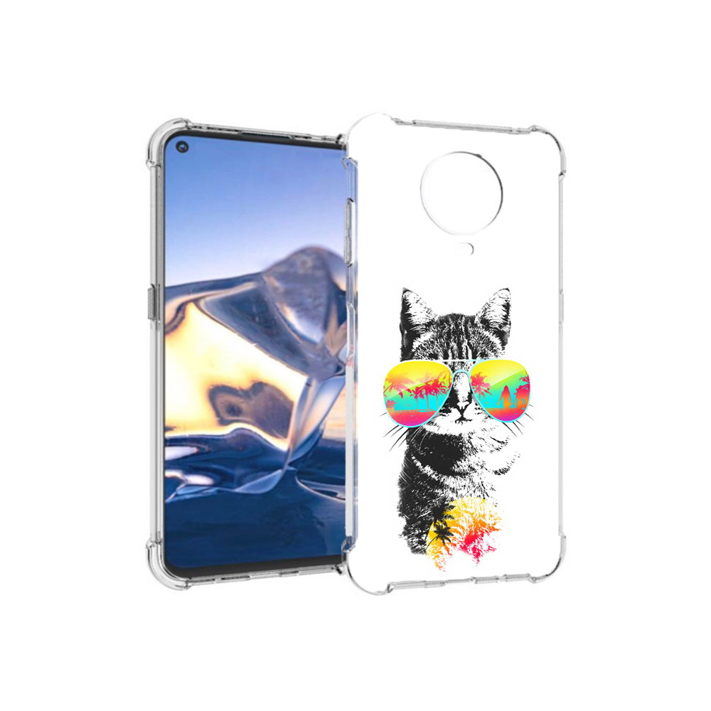 

Чехол MyPads Tocco для Nokia G10 крутой кот (PT171673.98.425), Tocco