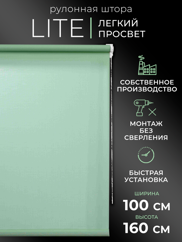 

Рулонные шторы LM DЕСОR 100х160