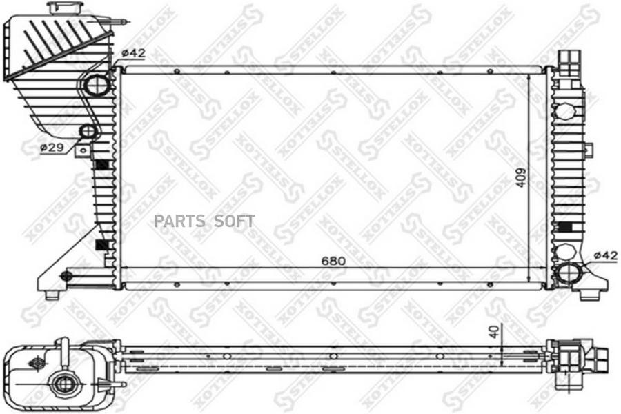 

STELLOX Радиатор охлаждения STELLOX 8103338sx