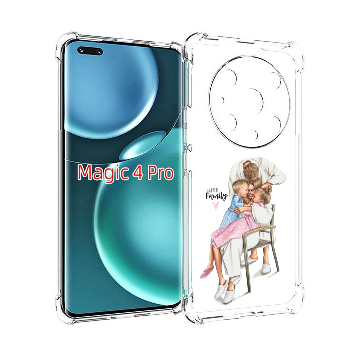 

Чехол MyPads Super-family для Honor Magic4 Pro, Прозрачный, Tocco