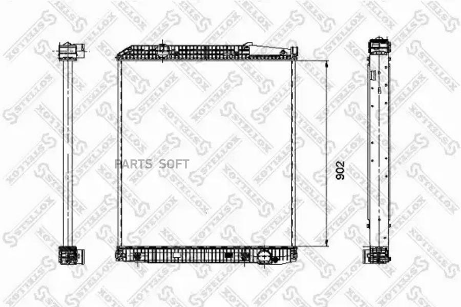

STELLOX Радиатор охлаждения STELLOX 8103307sx