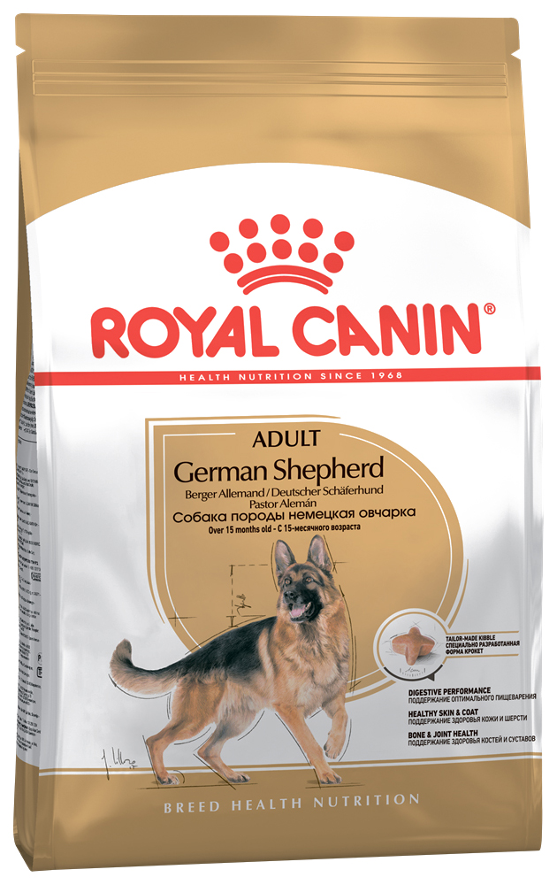 

Сухой корм для собак ROYAL CANIN German Shepherd Adult для немецкой овчарки рис 3 кг