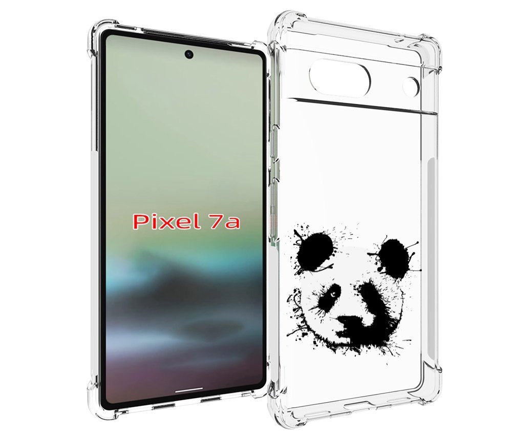 

Чехол MyPads клякса-панда для Google Pixel 7A, Tocco