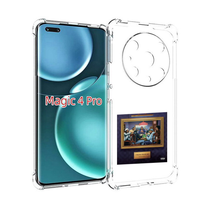 

Чехол MyPads Snoop Dogg WANNA THANK ME для Honor Magic4 Pro, Прозрачный, Tocco